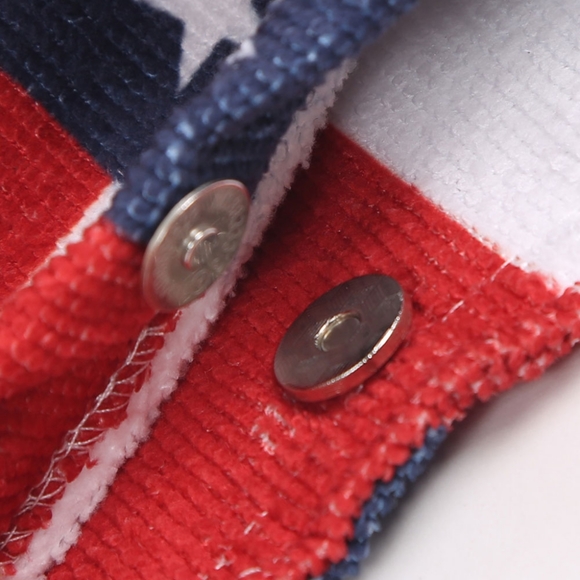 Red White Blue American USA Flag Tote Bag 2 in 1 Summer Beach Towel 4th of July - Picture 5 of 8